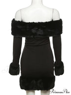 Elegant Fluffy Strapless Mini Party Dress image 6