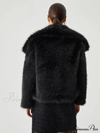 Elegant Fuzzy Graceful Faux Fur Coat image 7