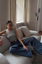 Elegant High Waist Loose Straight Leg Jeans image 3