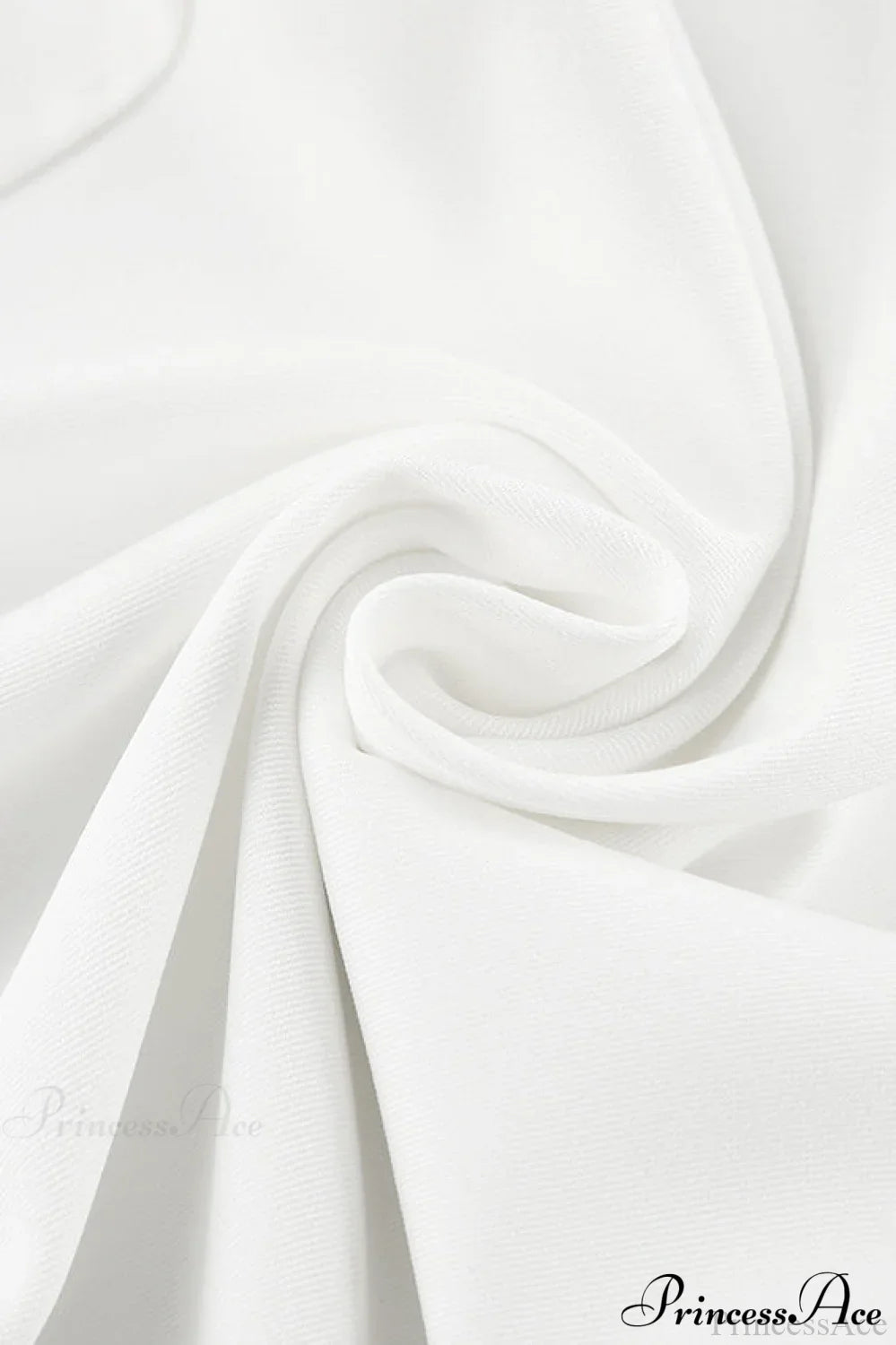Elegant High Waist White Wide Leg Pants image 5