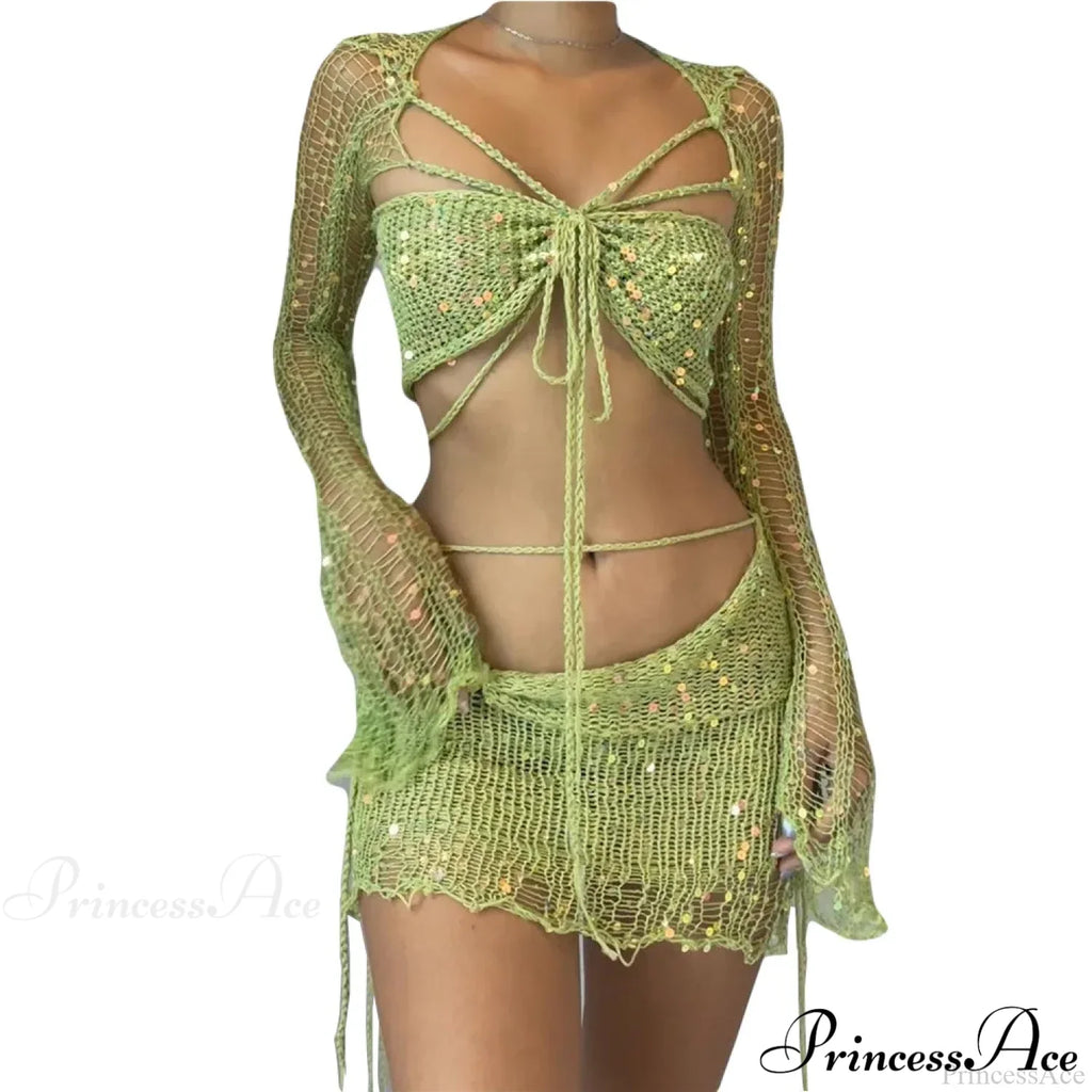 Elegant Knit Two Piece Set image 8