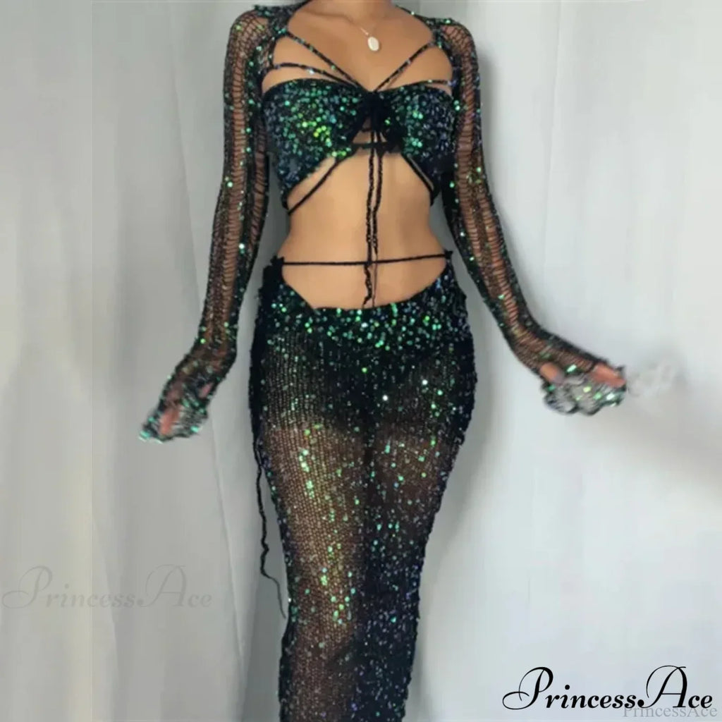 Elegant Knit Two Piece Set image 10