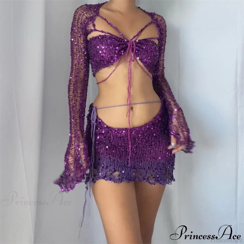 Elegant Knit Two Piece Set image 13