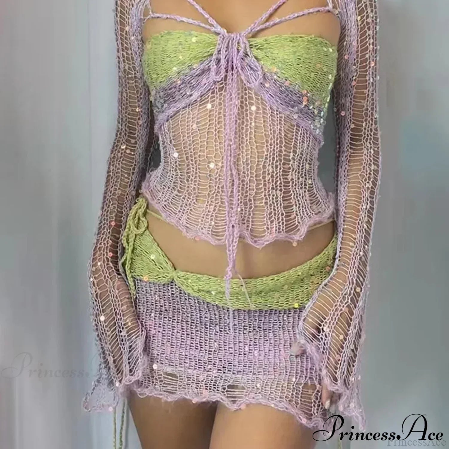 Elegant Knit Two Piece Set image 17