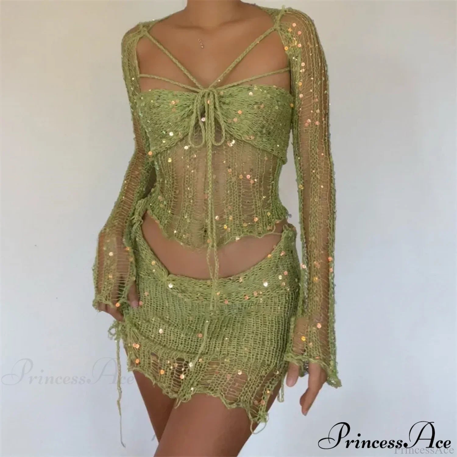 Elegant Knit Two Piece Set image 9