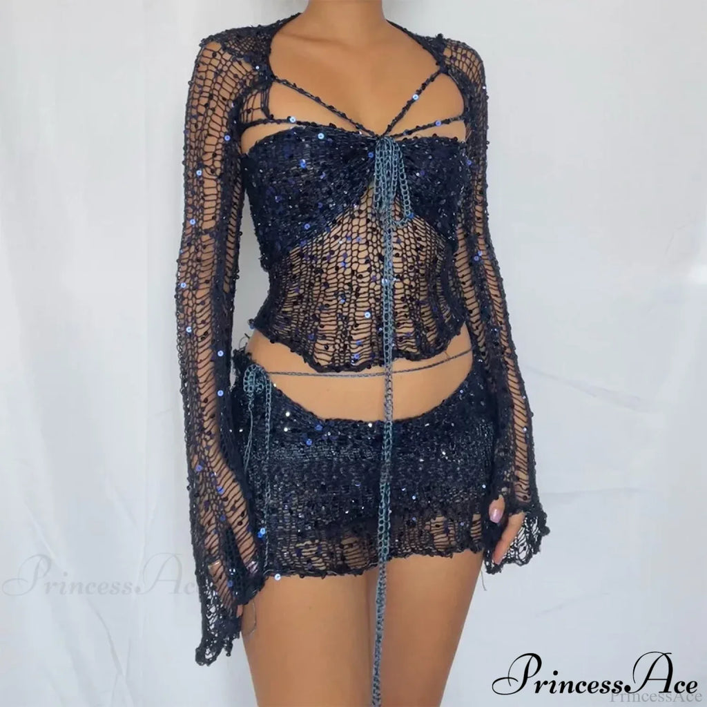 Elegant Knit Two Piece Set image 14
