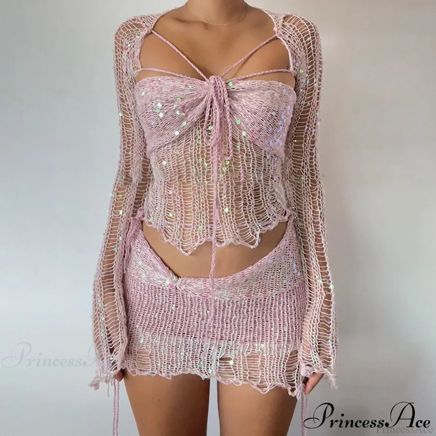 Elegant Knit Two Piece Set image 7