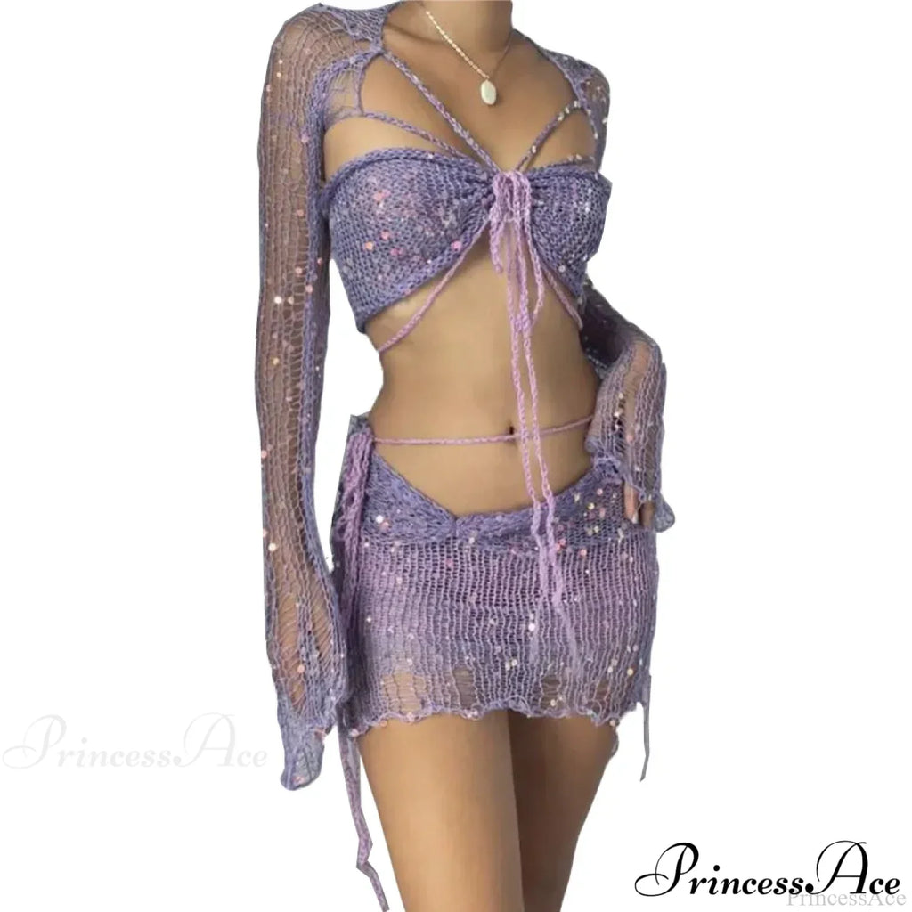 Elegant Knit Two Piece Set image 11