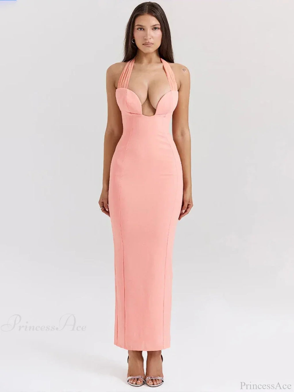 Elegant Maxi Slim Bodycon Vacation Dress image 2
