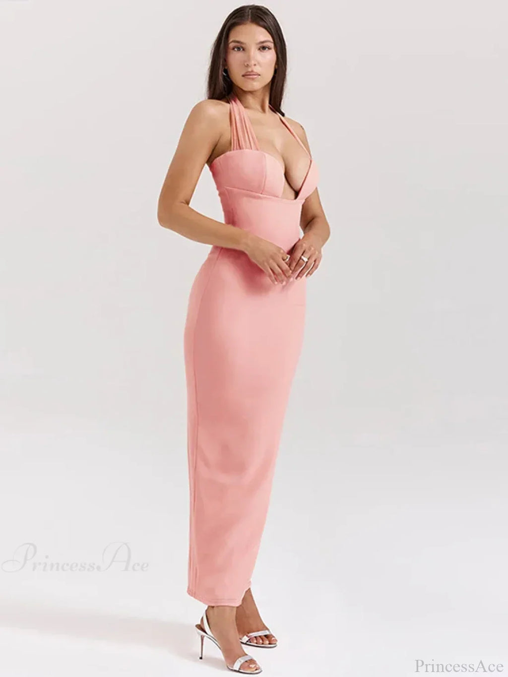 Elegant Maxi Slim Bodycon Vacation Dress image 3