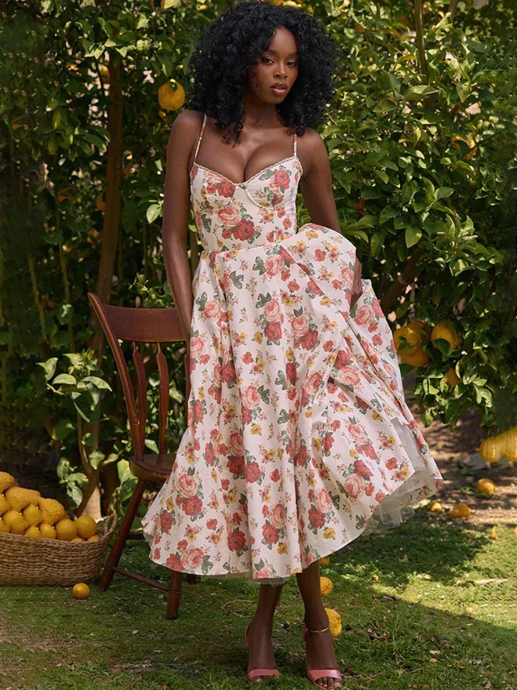 Elegant Mesh A-line Vacation Dress image 4