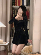 Elegant midi dress Trendy with puff sleeves image 4
