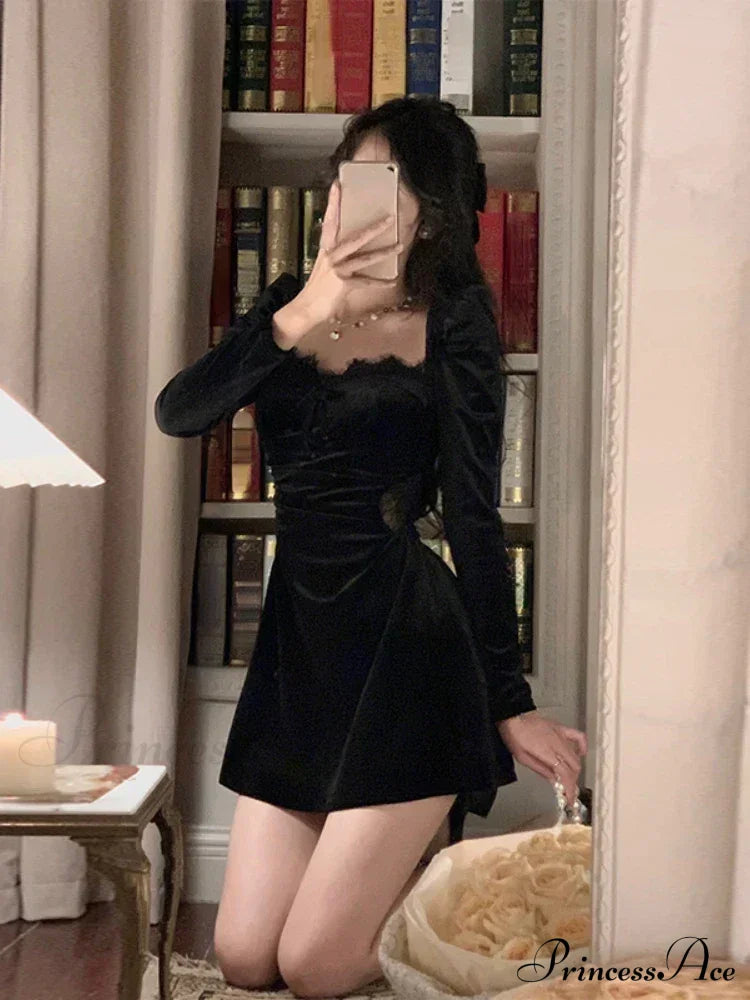 Elegant midi dress Trendy with puff sleeves image 4