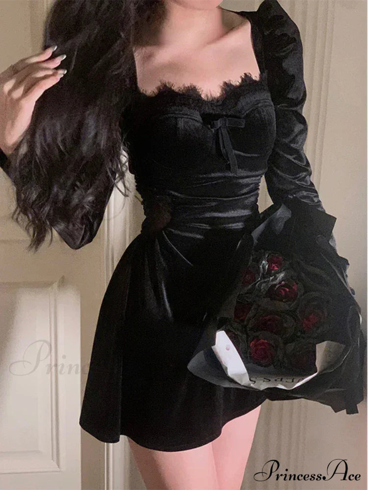 Elegant midi dress Trendy with puff sleeves image 3