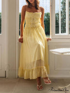 Elegant Off-Shoulder Stylish Strap Patchwork Dress image 11
