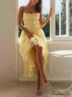 Elegant Off-Shoulder Stylish Strap Patchwork Dress image 7