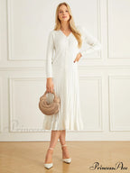 Elegant Off Shoulder Trendy Patchwork Floor Length Dress image 10