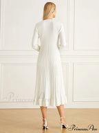 Elegant Off Shoulder Trendy Patchwork Floor Length Dress image 11