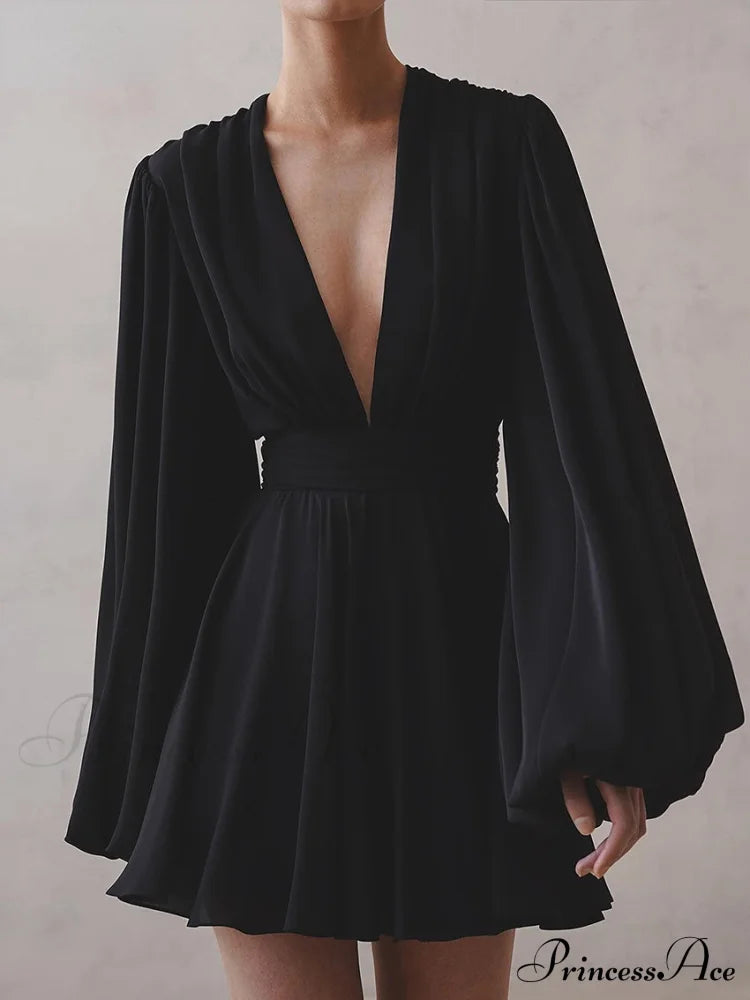 Elegant Pleated High Waist Dresses image 1