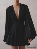 Elegant Pleated High Waist Dresses image 1