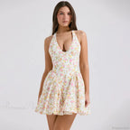 Elegant Print A-line Vacation Dress image 4