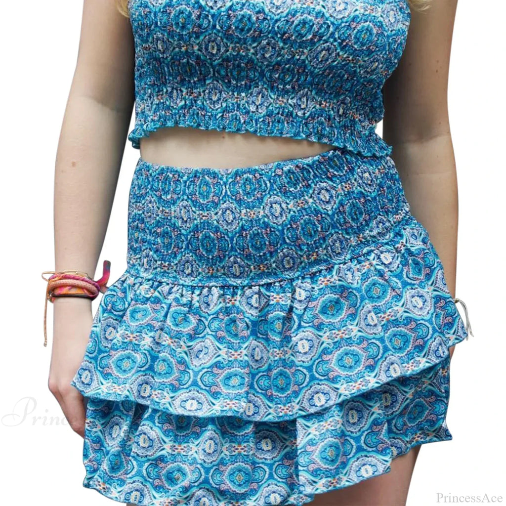 Elegant Printed Pleated Skirt image 10