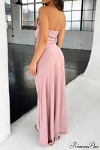Elegant Ruched Side Slit Party Dress image 9