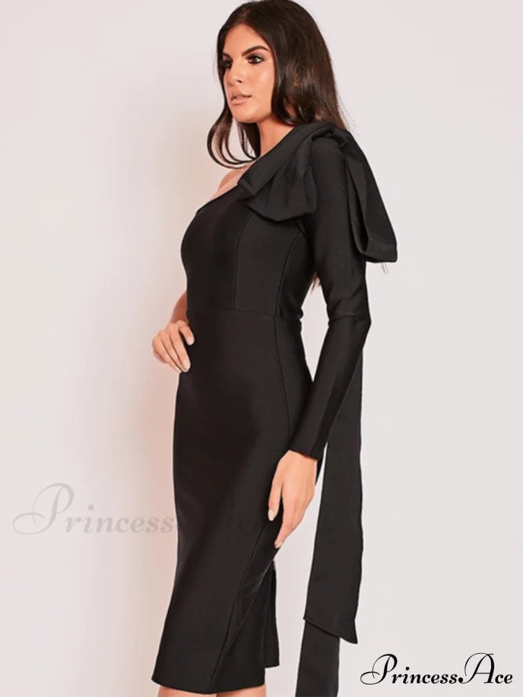Elegant Sexy Bowknot Evening Club Party Dress image 7
