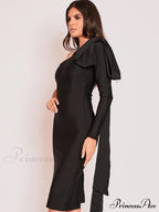 Elegant Sexy Bowknot Evening Club Party Dress image 7