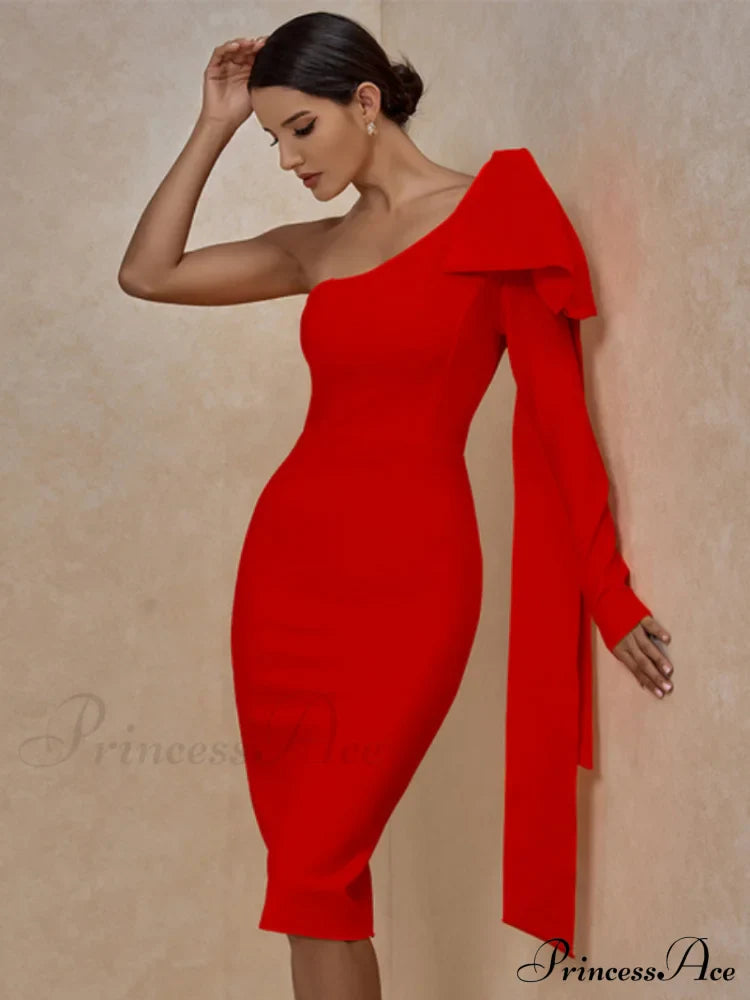Elegant Sexy Bowknot Evening Club Party Dress image 12