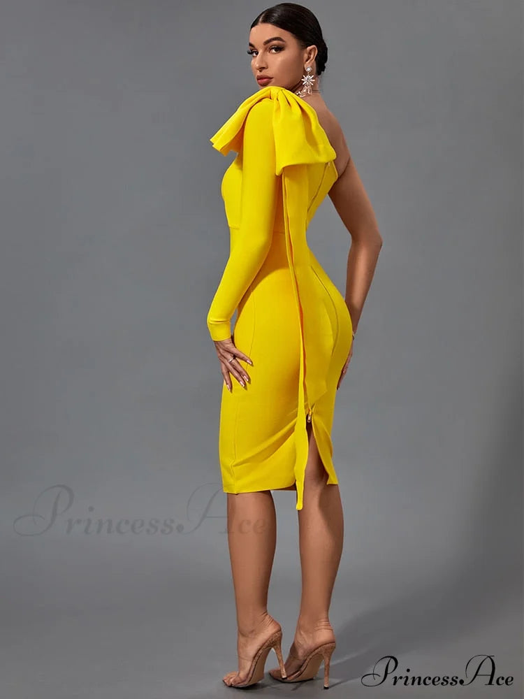 Elegant Sexy Bowknot Evening Club Party Dress image 5