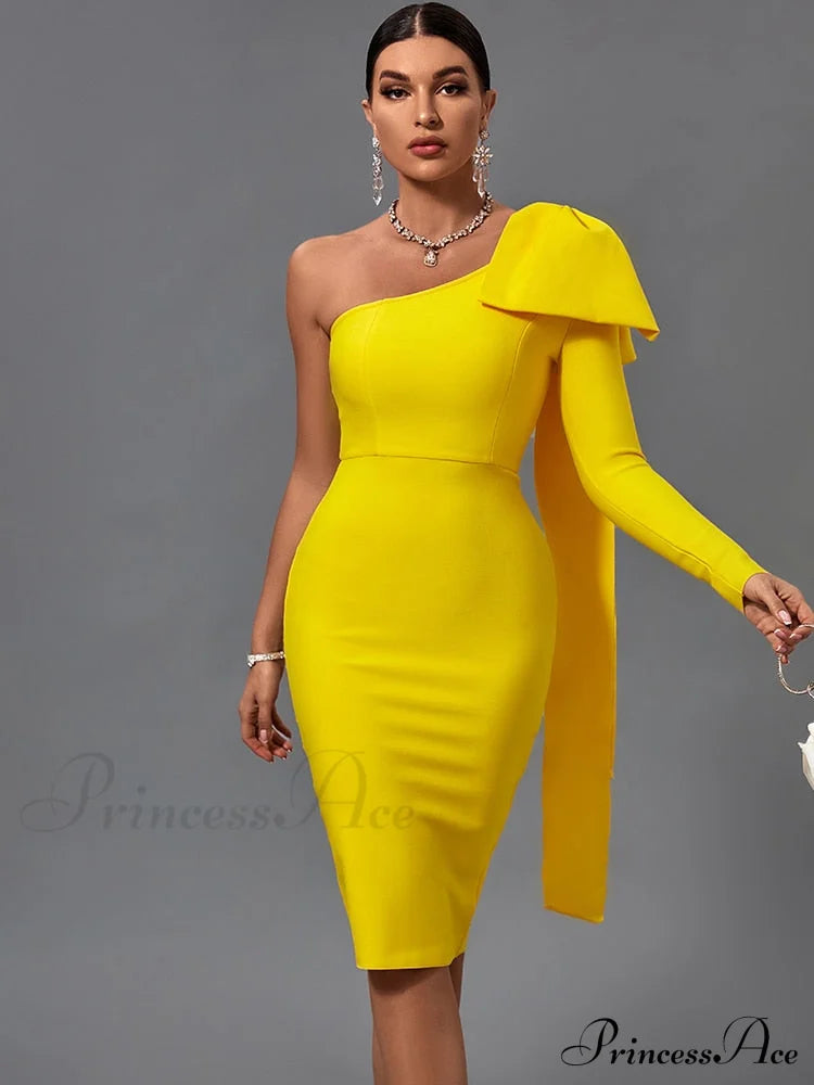 Elegant Sexy Bowknot Evening Club Party Dress image 1