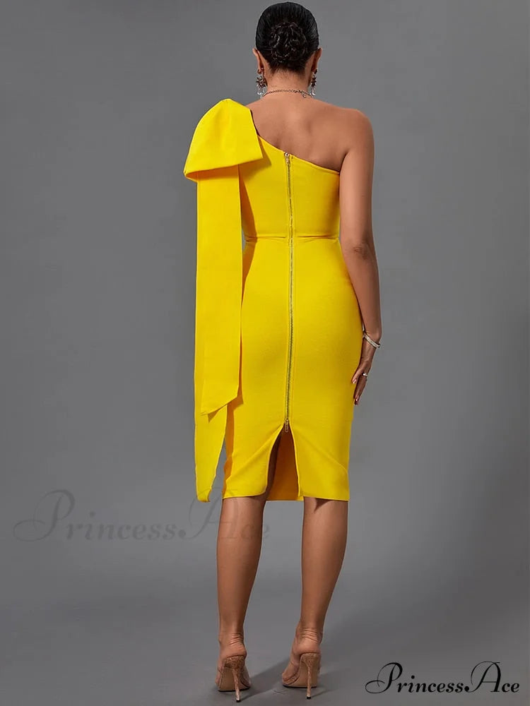Elegant Sexy Bowknot Evening Club Party Dress image 6