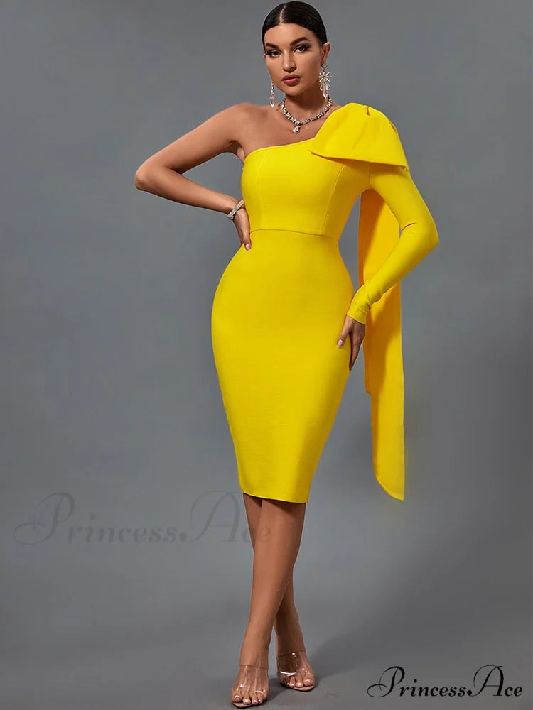 Elegant Sexy Bowknot Evening Club Party Dress image 2