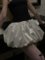 Elegant Solid Bud Mini Skirt image 5