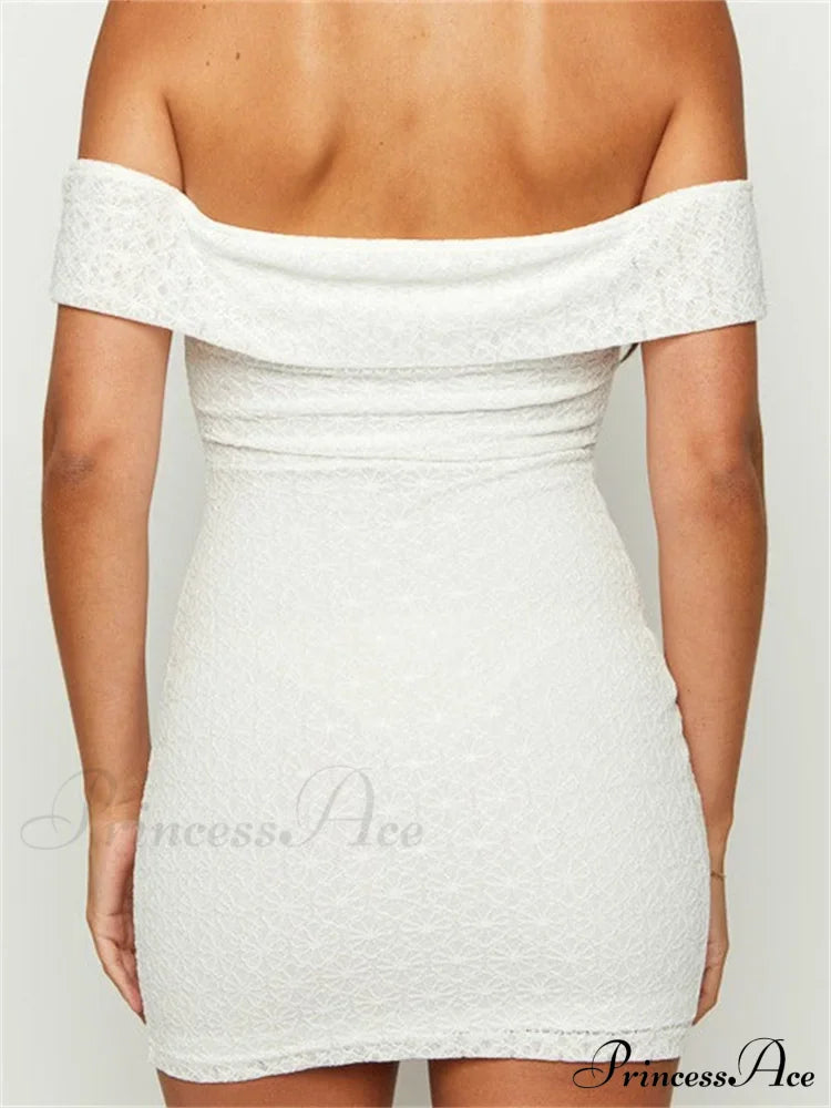 Elegant Summer Party Sleeve Off Shoulder Mini Dress image 4