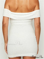 Elegant Summer Party Sleeve Off Shoulder Mini Dress image 4