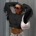 Elegant Tassel Patchwork Pullover Sweater image 7