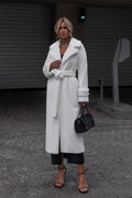 Elegant Thickened Plush Faux Fur Overcoat image 1
