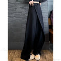 Elegant Vintage Black Suit Pants Women image 3