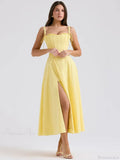 Elegant Waist Wrap A-line Vacation Dress image 4