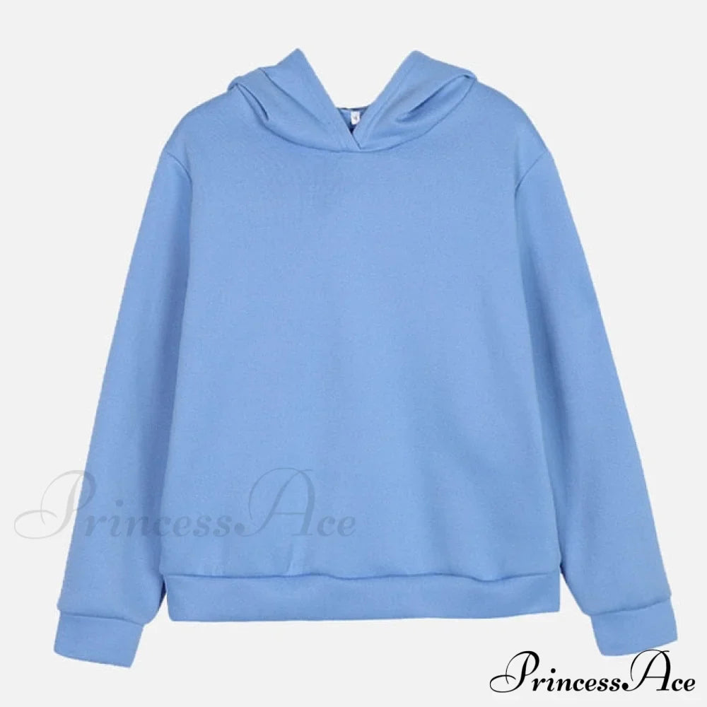 Elegant with Long Sweatshirt Women's Set and Hoodie Lace-Up Warm Pant Solid Detail image 17