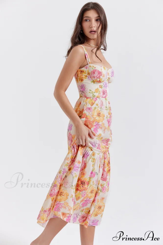 Elia Floral Stylish Midi Sundress image 11
