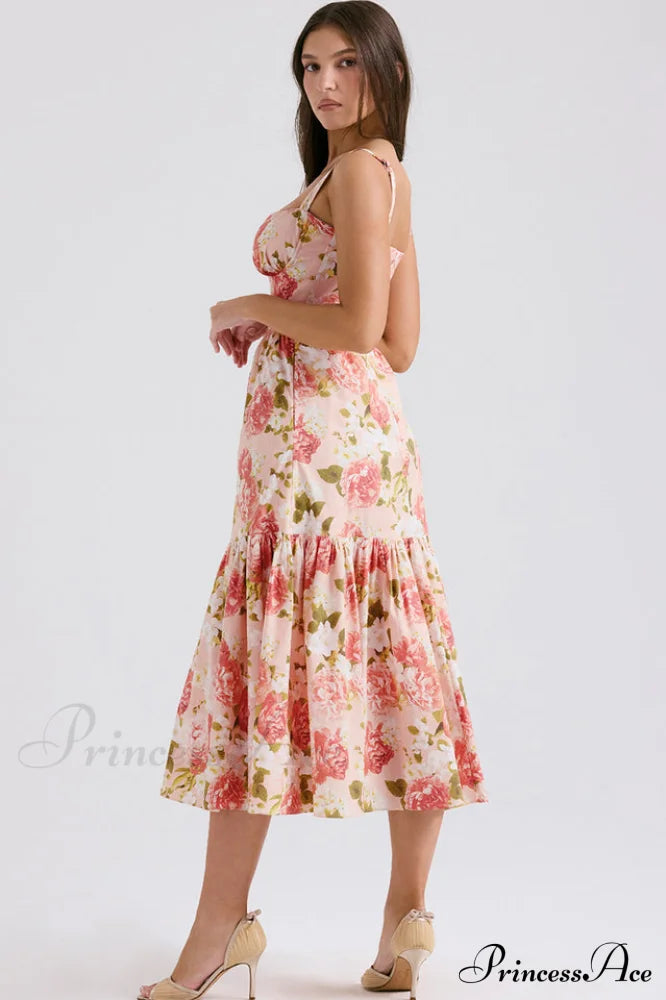 Elia Floral Stylish Midi Sundress image 4