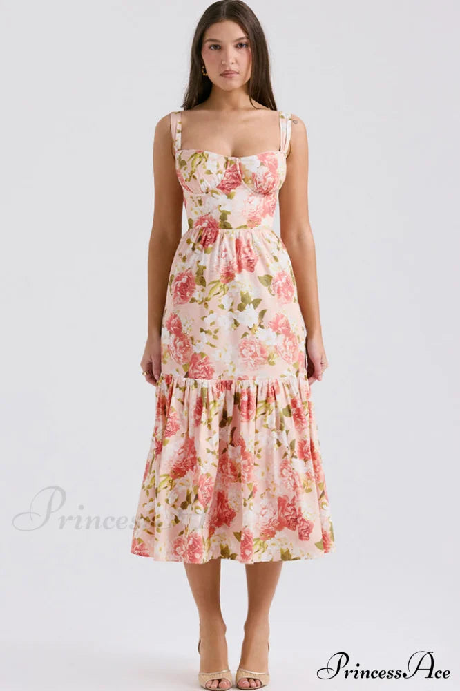 Elia Floral Stylish Midi Sundress image 1