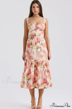 Elia Floral Stylish Midi Sundress image 1