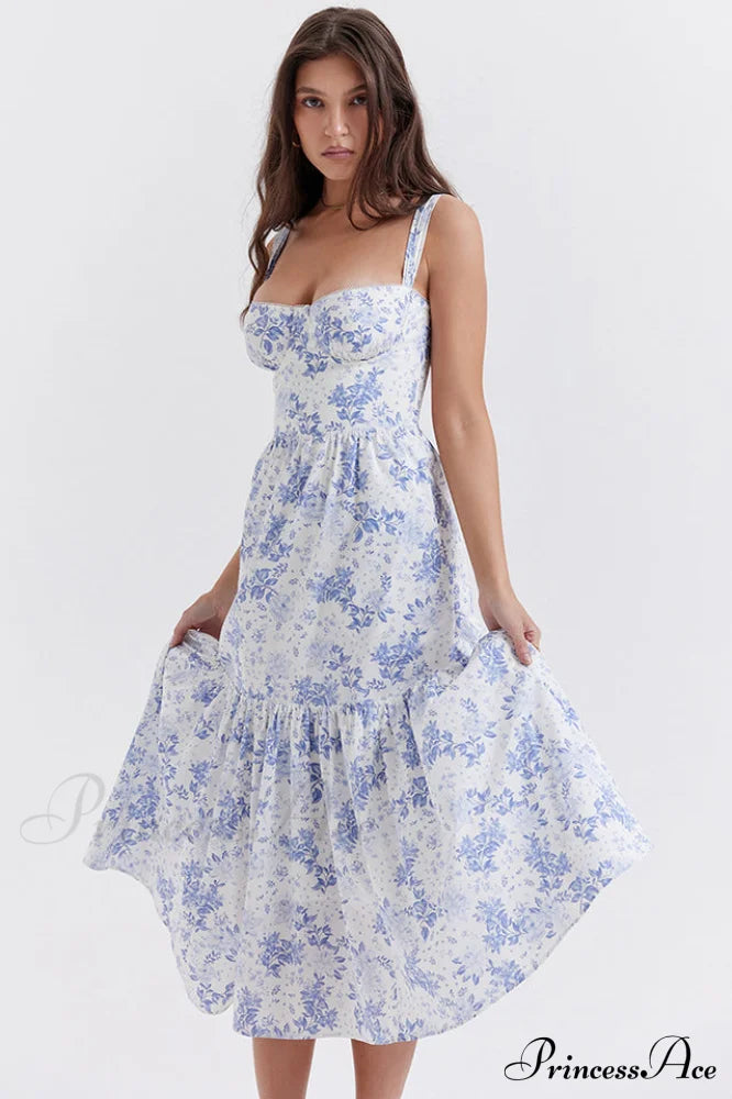 Elia Floral Stylish Midi Sundress image 16