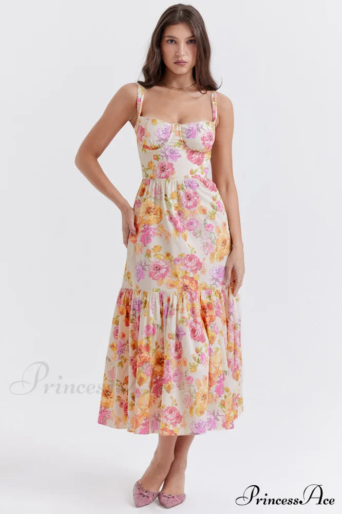 Elia Floral Stylish Midi Sundress image 8