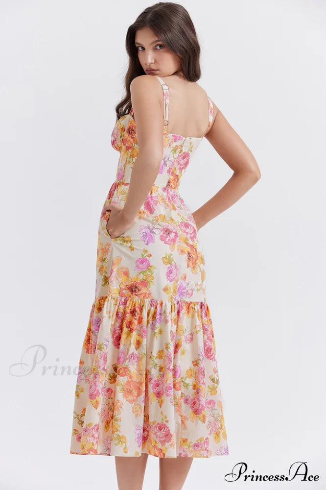 Elia Floral Stylish Midi Sundress image 12