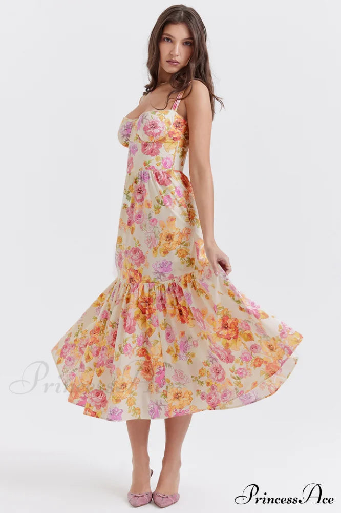 Elia Floral Stylish Midi Sundress image 9